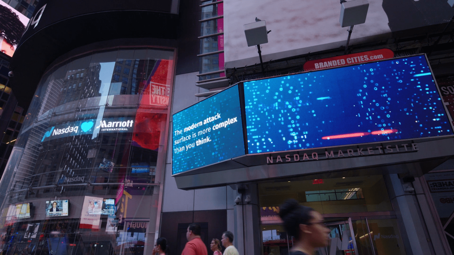 Times Square and WTC Display Ads